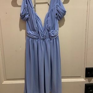ASOS light blue cocktail dress